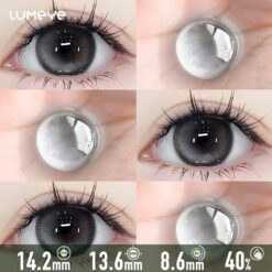 Morgennebel Hellgrau Kontaktlinsen