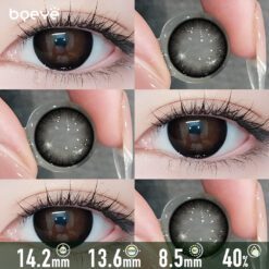 Sternennacht Schwarz Kontaktlinsen